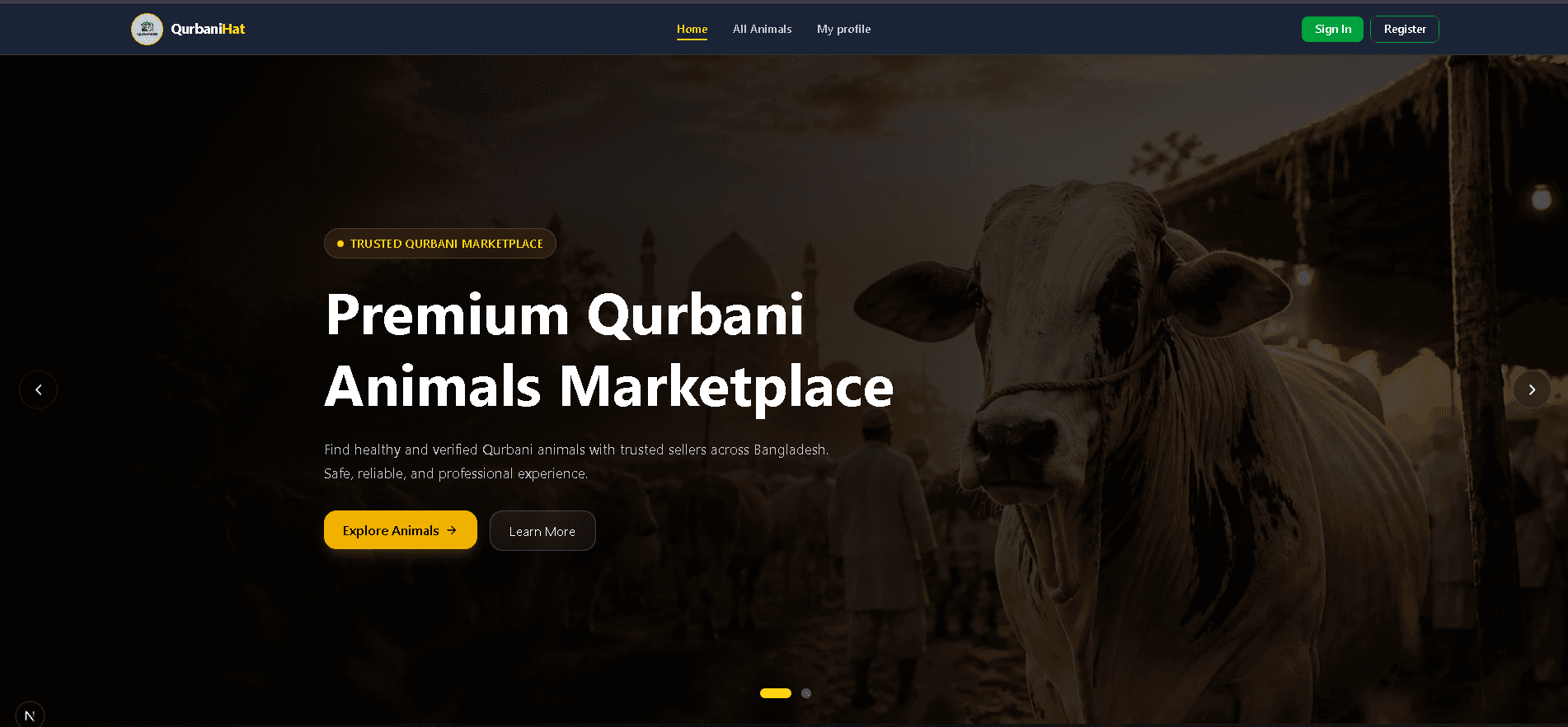 QurbaniHat – Livestock Booking Platform